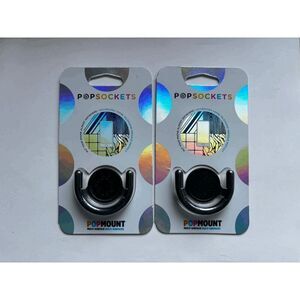 Popsockets Pop-Mount Multi Surface Stick On Phone Mount Lot of 2